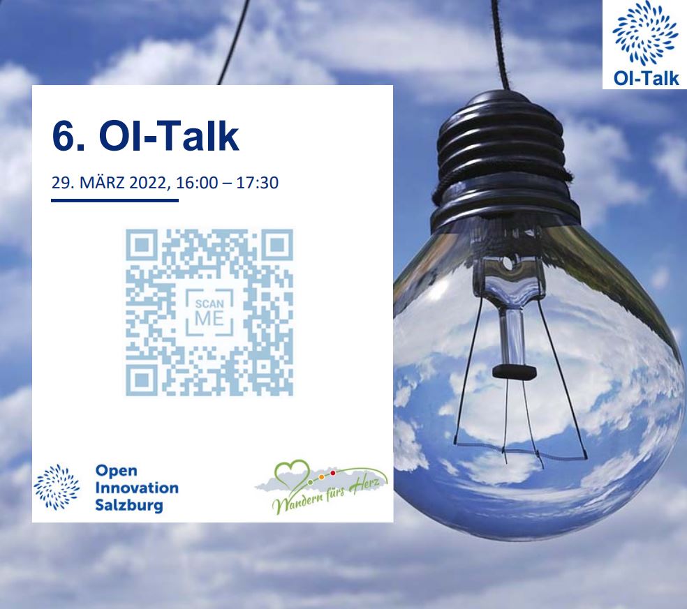 Online-Event: 6. Open Innovation Talk am 29. März 2022